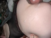 OmG freaky Cougar calls BULL to fill her ass 14/16