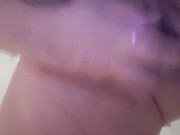 Fucking pussy in shower with vibrating dildo 3/16