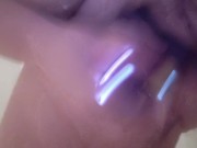 Fucking pussy in shower with vibrating dildo 4/16