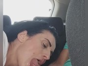 she couldn't resist anymore and sucked his dick right at the airport 6/16