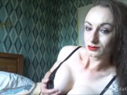 Vintage Webcam Show: Black Lingerie Fitness Babe 6/16