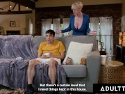 ADULT TIME - Huge Naturals MILF Dee Williams Fucks Stepson's Vibrating Controller While He Plays! 1/16