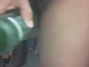 Sister getting feeling with bottle. නංගිට මෝල තදවෙලා බෝතලයක් බස්සනවා. 5/16