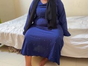 Hijab Muslim Arab Big Ass & Huge Boobs Maid Gets Hot & Undress Her Burqa & Hijab & Fucking Sex Toy 12/16