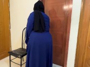 Hijab Muslim Arab Big Ass & Huge Boobs Maid Gets Hot & Undress Her Burqa & Hijab & Fucking Sex Toy 2/16