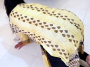 Hot Mom Stuck Under Stepson's Bed When She clean His Room! 2/16