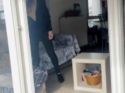 Voisin curieux! Regarde moi! J’suis coquine 🤤🙈 1/16