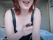 LOCKTOBER | Sweet Leather Femdom Talks You into CHASTITY 10/16