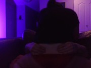 Sex on couch with young cam model couple 12/16