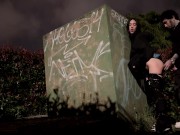 ME FOLLO A MI HERMANASTRA EN LA CALLE POR LA NOCHE SIN QUE NADIE NOS VEA - EXLOVERX 8/16