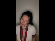 British Slutty School Girl JOI Submissive 10/16