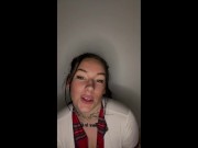 British Slutty School Girl JOI Submissive 14/16