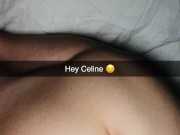 I fuck my fitness trainer and send it to my tiny boyfriend on Snapchat how hot I'm cheating 3/16