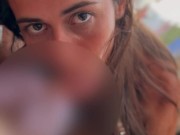 Public Blowjob with feet and socks in the street 16/16