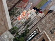 Public Blowjob with feet and socks in the street 2/16