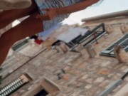 Public Blowjob with feet and socks in the street 5/16