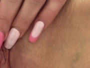 Close up pussy orgasm, sensitive clitoris and orgasm 4/16