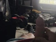 Edging until I go camping. Hard cock just wants to cum 7/16