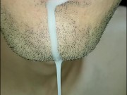 tongue, saliva, lengua , sloopy, sucking, escupir fetish,  babeante primer plano, semen fluyendo 15/16