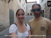 Doggy, Cowgirl, Missionary, Facial - Er fickt mich in Mailand, Italien - VLOG 2/16