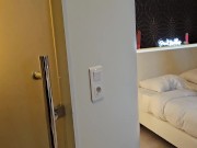 Orgy 4 in the hotel room at XBIZ Double penetration anal lesbian Strapon threesome foursome WET 8/16