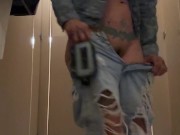 Piss Slut pissing at coors field! 14/16