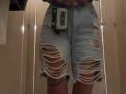 Piss Slut pissing at coors field! 15/16