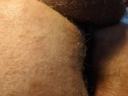 Close Up Hairy Bussy | I Cum On My Own Ass Buttplug Feels So Good