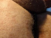 Close Up Hairy Bussy | I Cum On My Own Ass Buttplug Feels So Good 10/16