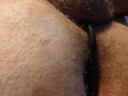 Close Up Hairy Bussy | I Cum On My Own Ass Buttplug Feels So Good 16/16