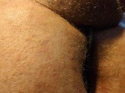 Close Up Hairy Bussy | I Cum On My Own Ass Buttplug Feels So Good 2/16