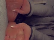 Putting lotion on my feet🧴🦶🏼 8/16