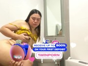 Seduced my roommate til he fucks me in the bathroom then he cums in mouth! - Filipina porn video 9/16