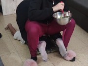 Eating while you are crushed under my ass 11/16