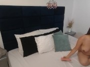 hot girl fingers her pussy at her husband's house. 14/16