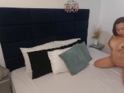 hot girl fingers her pussy at her husband's house. 4/16