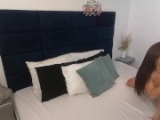 hot girl fingers her pussy at her husband's house. 6/16