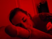 Thin Tattooed Brunette Endures Multiple Squirting Orgasms in BWC POV 9/16