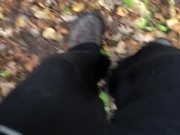Pee Desperation With Masturbation Attempt But It Was Too Cold Outside For My Cock To Get Hard 1/16