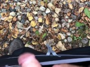 Pee Desperation With Masturbation Attempt But It Was Too Cold Outside For My Cock To Get Hard 16/16