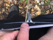 Pee Desperation With Masturbation Attempt But It Was Too Cold Outside For My Cock To Get Hard 4/16