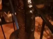 Huge black dildo 5/16