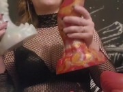 Big Bad Dargon Review!!! Bad Dragon riding!!! 13/16