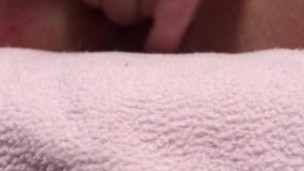 Zoomed pussy fingering. Tight virgin girl masturbate