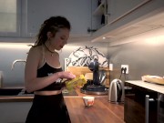 Amazing hottie hard pussy fucked  for the first time and she can't get enough of his dick 3/16