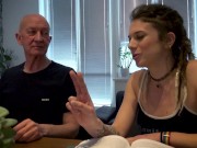 Amazing hottie hard pussy fucked  for the first time and she can't get enough of his dick 6/16