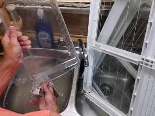 Squeaky Clean Fridge – Cute Boy Spring Cleaning – Need Your Box Cleaned?