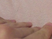 Virgin girl is fingering her tight pussy 12/16