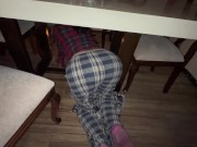 Me quede atorada en la casa de mi jefe y me folla mi gran CULO. 2/16