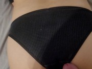 Jerking off and cum on my friend sexy ass 2/16